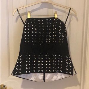 White House Black Market black corset top